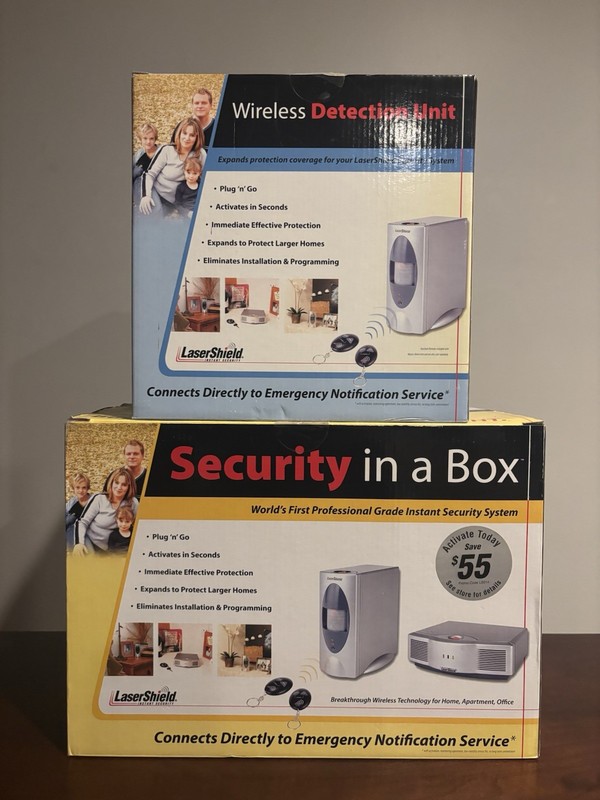 LaserShield Instant Security System + Wireless Detection Unit ~ Brand New 👀