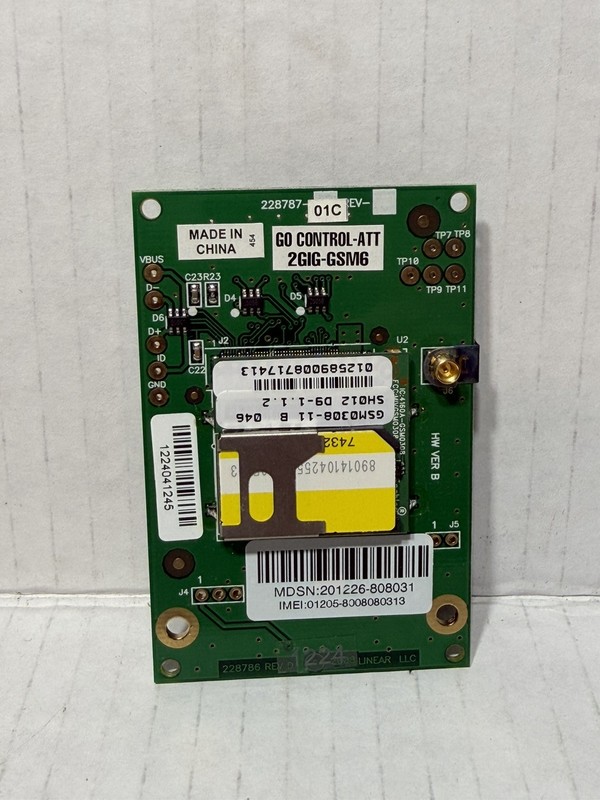 2GIG 2GIG-GC3GA-A/ANT3X 3G CELL RADIO MODULE W/ EXTERNAL ANTENNA FOR GC2 gallery