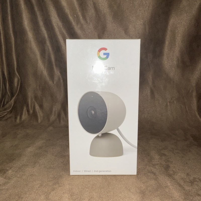 Google Nest Security Cam Indoor Wired 2nd Gen - Linen - GA03179-US- New