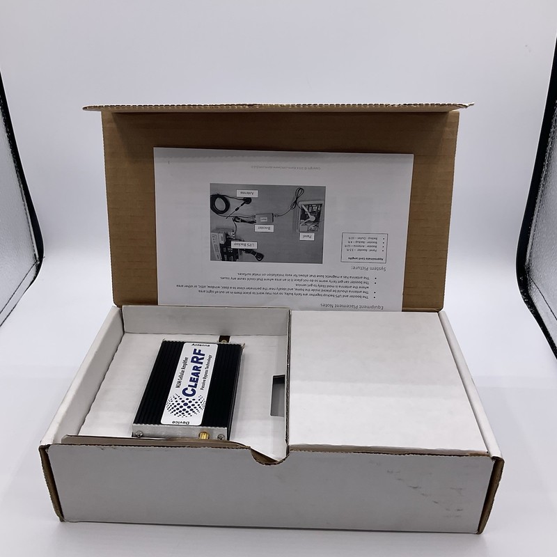 Clear RF WRE2710-S M2M Cellular Signal Amplifier 800/1900MHz Passive ByPass gallery