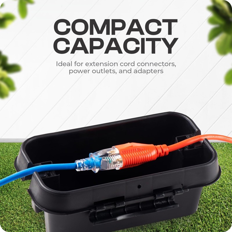 Sockitbox Original Outdoor Electric Box Waterproof - Small Small, Black gallery