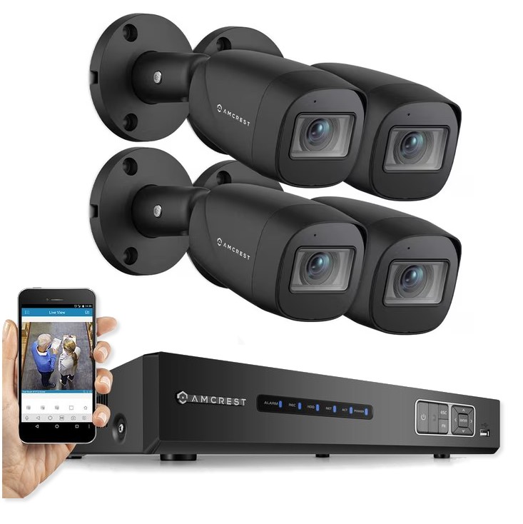 Amcrest 1080P 8CH 2TB Video Security System with 8 Outdoor Cameras AMDV10818-...