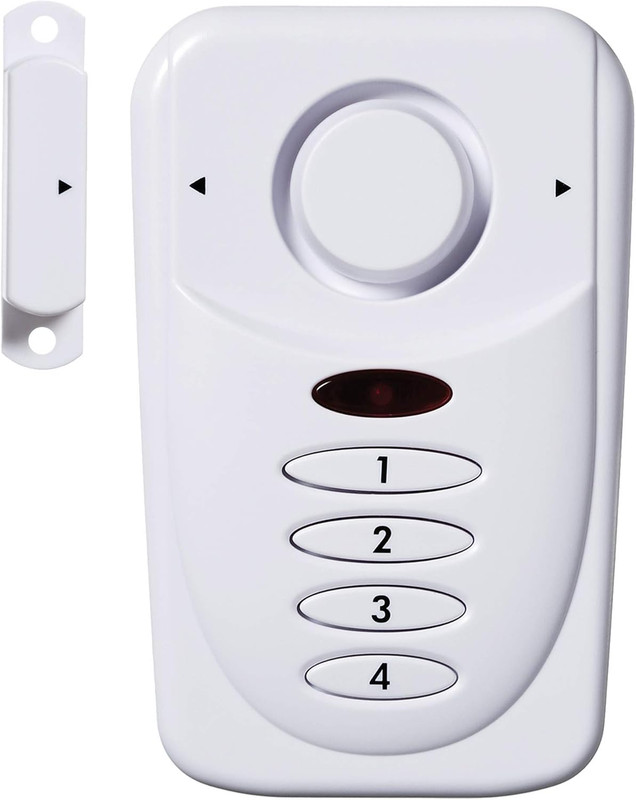 Wireless Elite Home and Commercial Door Security Alarm with LOUD 120 Db Siren an