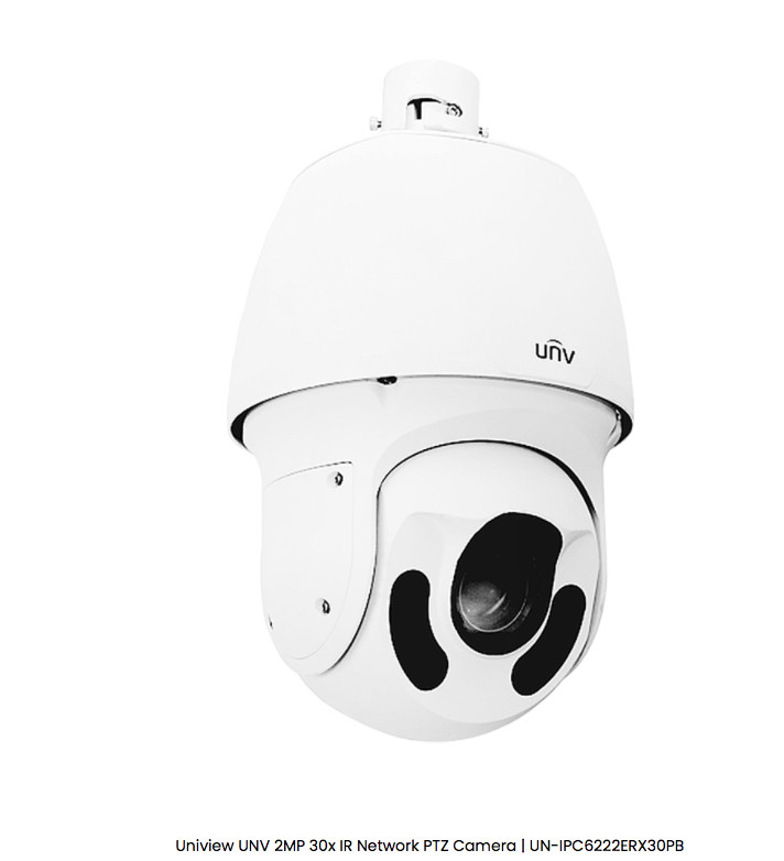 Uniview UNV 2MP 30x IR Network PTZ Camera I/O, ONVIF 150m IR distance 4.5~135mm