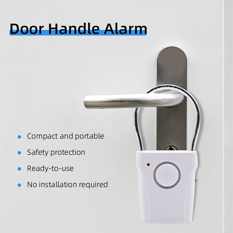 115dB Touch Sensor Door Alarm Anti-Theft Door Knob Window Burglar Alarm Tool gallery