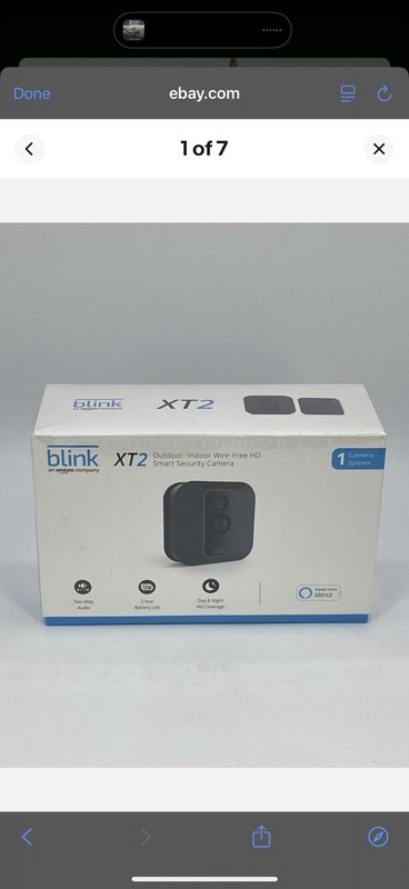 Blink XT2 Outdoor/Indoor Wireless HD Security Camera System, 1 Camera, Alexa