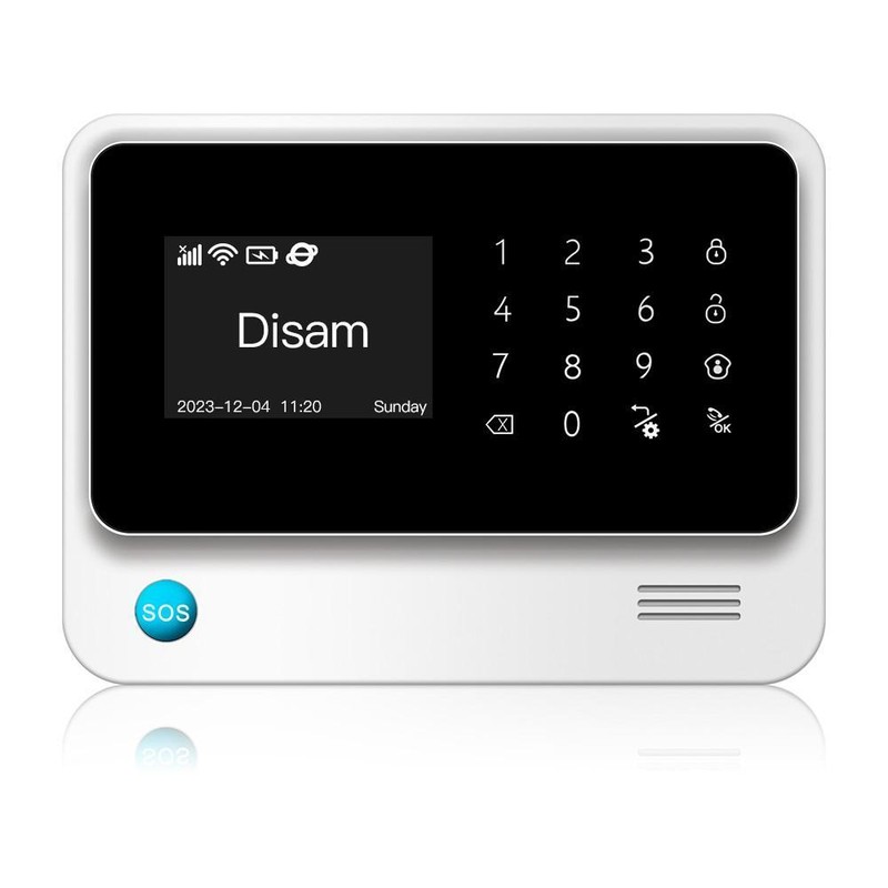 GSM/2G WiFi/2.4G GPRS smart home alarm system Alarm Host touch screen keypad gallery