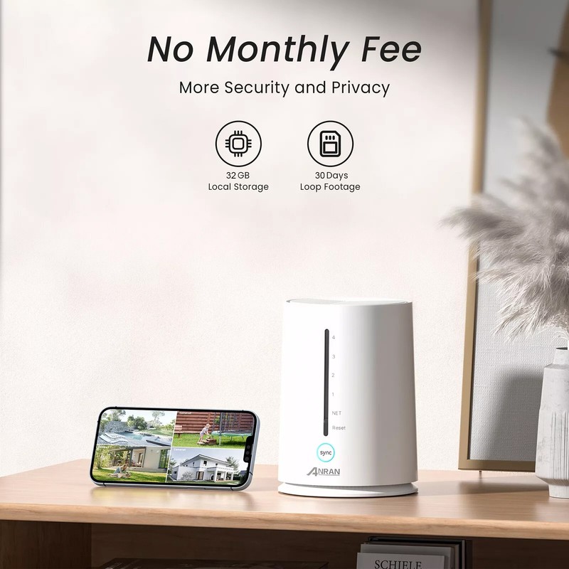 ARCCTV Wireless Solar Security Camera System Battery Powered WIFI Camera Outdoor gallery