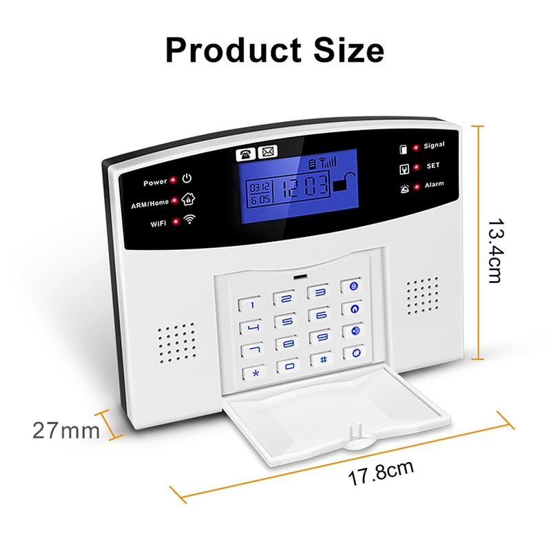 1-8 Remote Wireless Alarm System Kit For Home Security MULO gallery