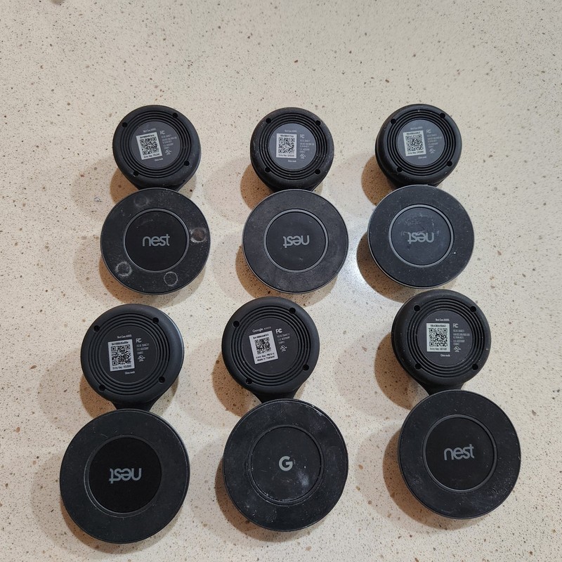 Google Nest Cam Wired Indoor Camera 1st Gen A0005 with Power Supply (6 pack lot) gallery