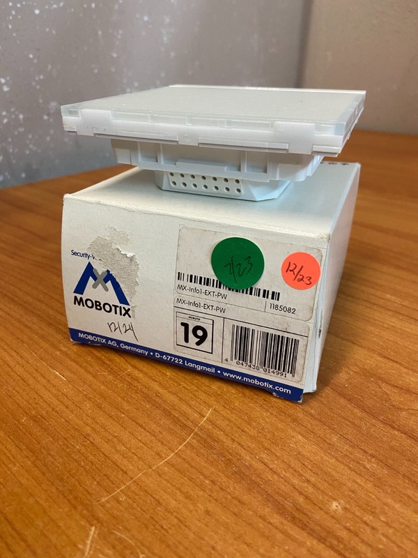Mobotix MX-Info1-EXT-PW Info Module (White)