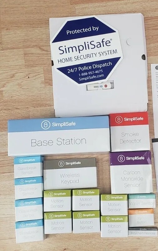 Simplisafe Wireless Home Security System Gen 2. 17 Pieces.