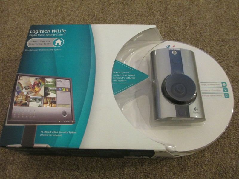 New Sealed Logitech WiLife Indoor Security Camera Master System DVS-800i