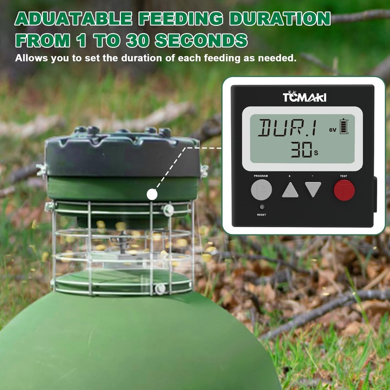 Game Feeder Digital Timer, Deer 3.5IN X X 075IN, Black gallery