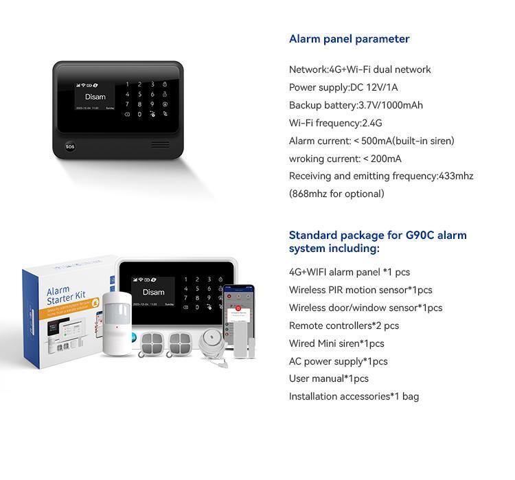 GSM/2G GPRS Security Intelligent Smart Home Alarm System Motion Sensor WIFI/2.4G gallery