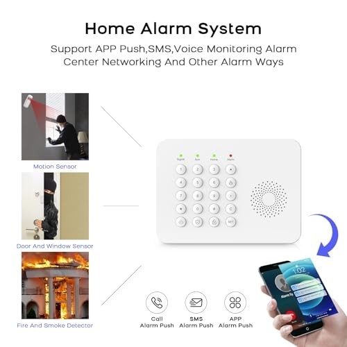 Wireless DIY Home Security System, Smart Burglar Alarm Kit, Window/Door Sensors, gallery