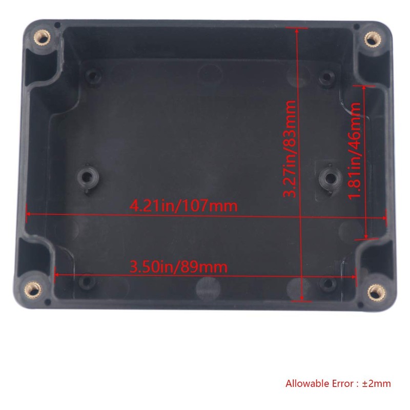 Otdorpatio Project Box IP65 Waterproof Junction 4.53"x3.54"x2.17", Clear gallery