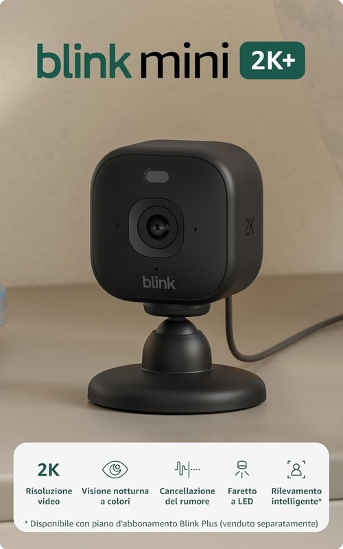 Blink Mini 2K+ Camcorder (Latest Model) - 2 Camcorders - Black gallery
