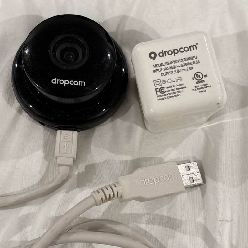 Nest Dropcam Pro Security Camera, Cable, Wall Charger KSAPK01, Black 2013