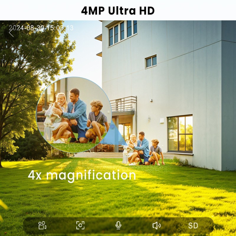 ARCCTV Wireless Solar Security Camera System Battery Powered WIFI Camera Outdoor gallery