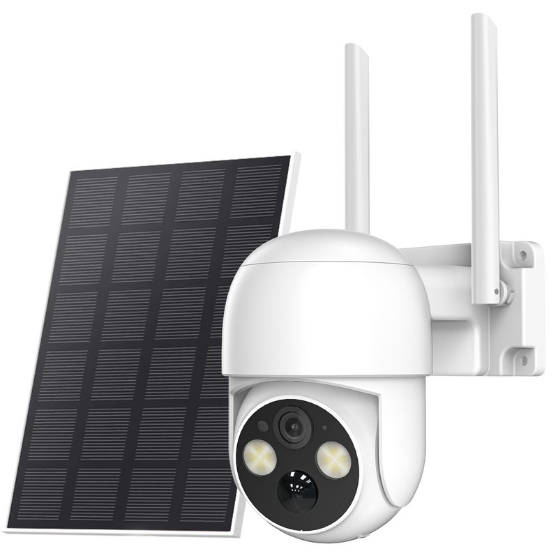 Wireless Solar Camera 4MP Outdoor Solar Battery Security Camera WiFi Smart Home