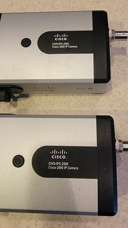 Lot of 2 - Cisco CIVS-IPC-2500 Video Surveillance 2500 Series IP Camera gallery