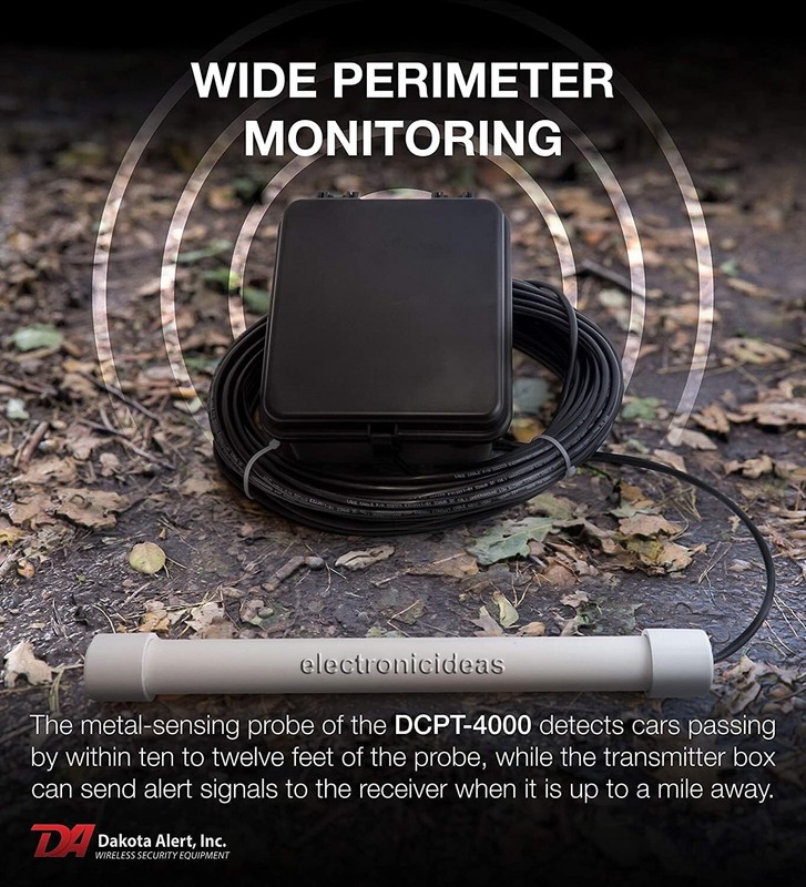 DAKOTA ALERT DCPA-4K PLUS/DCPA-4000 PLUS PROBE ALERT DRIVEWAY ALARM KIT + RELAYS gallery