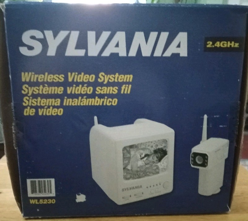 Sylvania WL5230 2.4 GHz Wireless B/W Video System New in the box