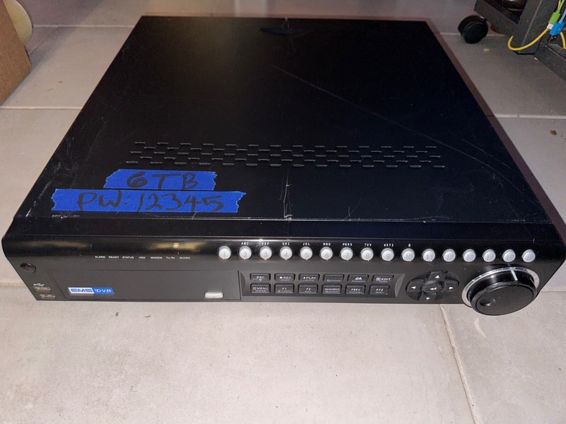 EMS DVR Commercial Security Camera System 6TB 16 Channel DVR V1.2 For Business