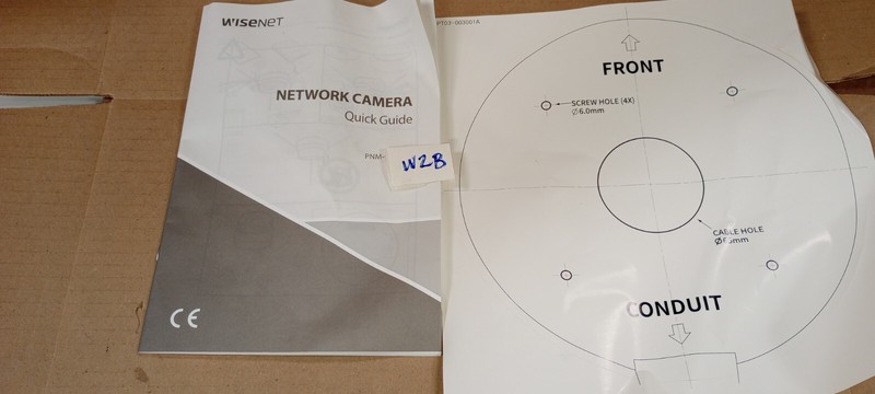 WiseNet used DEMO PNF-9010RN 12mp Fisheye IP Camera Hanwha Techwin gallery