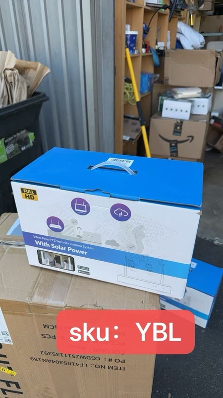 (YBL) Solar Wireless Security Camera System 2.5K PTZ 2 Cameras 10” Monitor NVR gallery