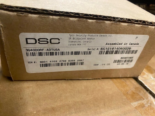 ADT DSC 3G4000RF-ADTUSA CELLULAR ALARM COMMUNICATOR