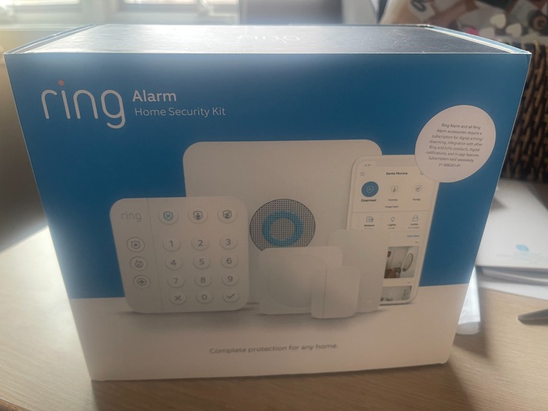 Ring 1641415 Wireless Security Alarm Kit – White (8 Piece)