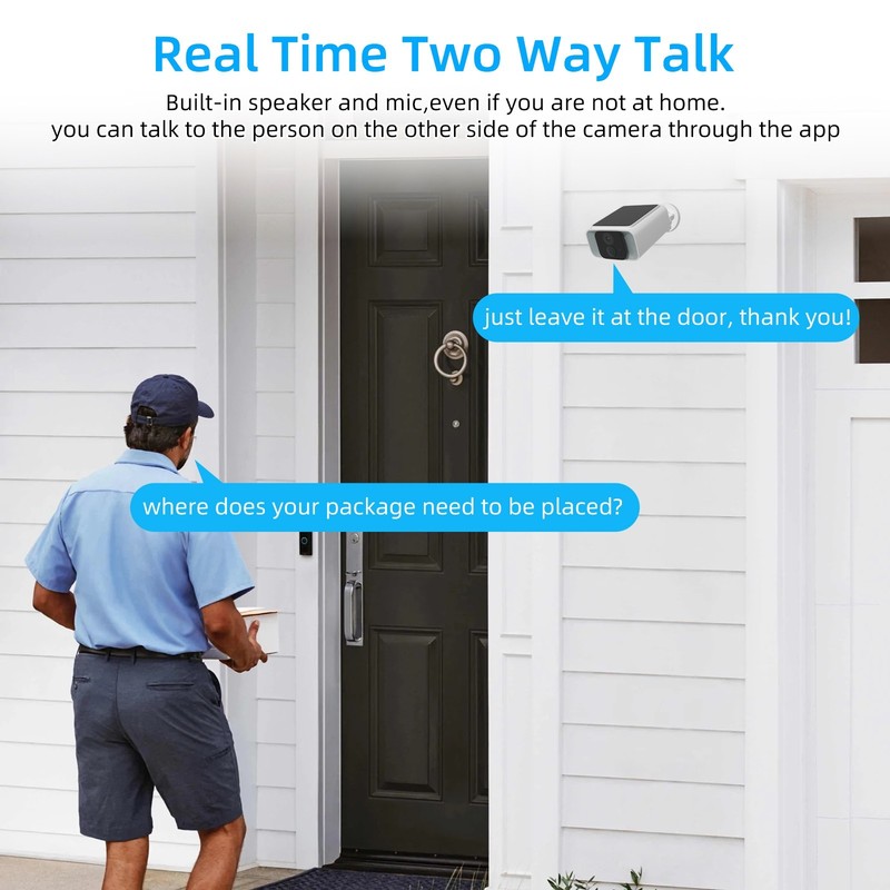 solar security cameras wireless outdoor 2K Security Camera System WiFi IPOutdoor gallery