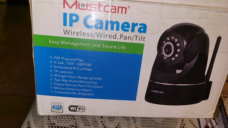 Mustcam H809P 720P HD Indoor WiFi Wireless Network IP Camera