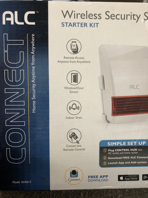 ALC Connect Wireless Security System Starter Kit Home Smart Surveillance Unit