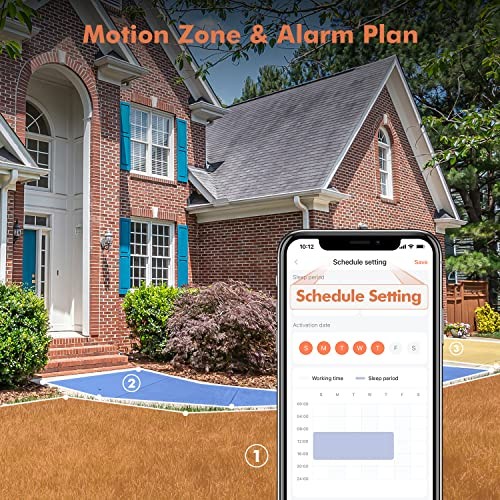 Upgrade Solar Camera Security Outdoor Wireless, 1 Pack Solar Camera Black gallery