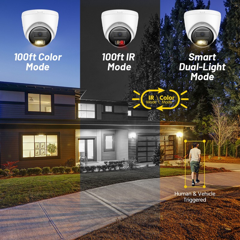 ANNKE 4K POE Security IP Camera Two Way Audio Outdoor AI Color Night Vision IP67 gallery