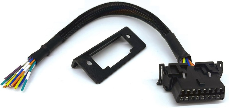 OBD2 J1962 Female to Open Pigtail Cable Bracket Obdii Port Replacement Cable gallery