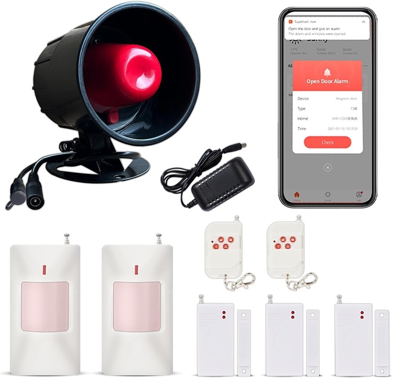 Tuya app WiFi Version, Home Alarm, Store Anti-Theft Alarm, Office Infrared door