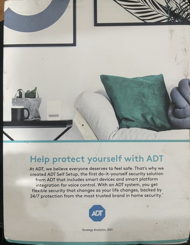 New & Sealed ADT Self Setup Smart Home Hub White (S40LR1-01) gallery