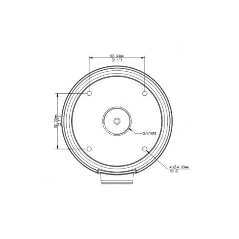 Alibi Junction Box ALI-JB05-B-IN - American Security Camera Company gallery