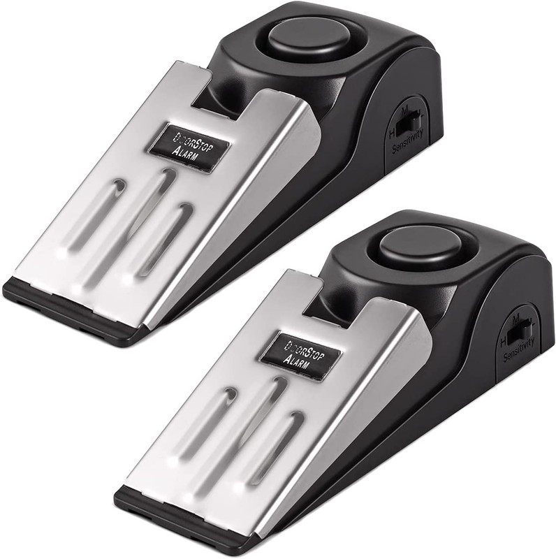 Door Stop Alarm, Door Stopper Security for Home Travel Apartment with 120DB Sire gallery