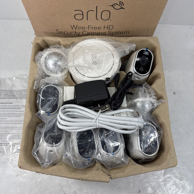 Netgear Arlo Wire Free HD Home 6 Camera Security System VMS3630B | NEW