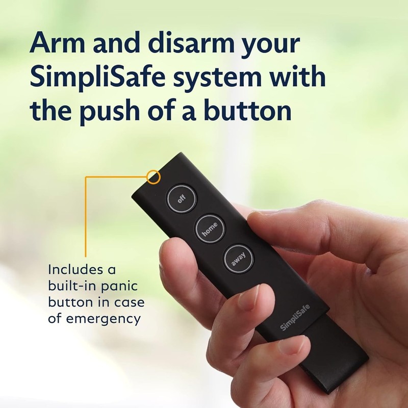 Simplisafe KeyFob - Easy Remote Control - Panic Button;; gallery