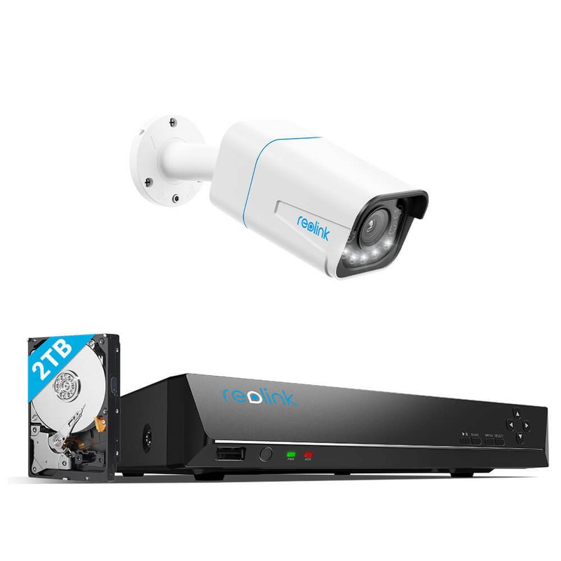 Reolink 8CH 4K POE Security IP Camera System 8MP NVR Audio Night Vision Zoom 2TB