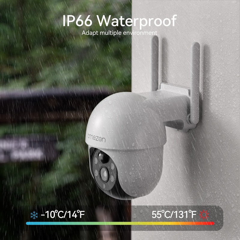 Solar Wireless Security PTZ IP Camera System WIFI NVR Monitor for Home Security gallery