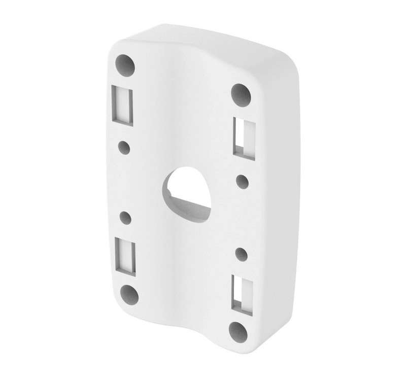 Hanwha Vision SBP-300PMW2 White Pole Mount Adapter Aluminum Security Accessory