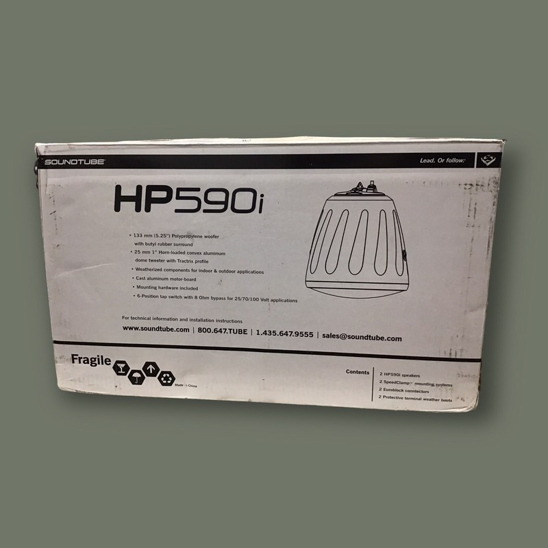 SoundTube HP590i-BK 5.25" 2-Way High Power Coaxial Hanging Speaker, 80W RMS gallery