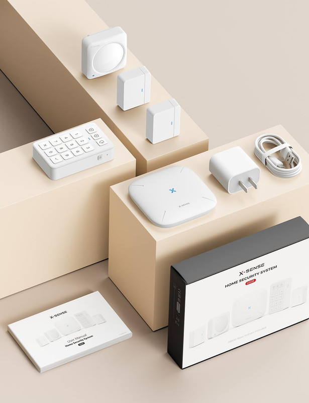 Wireless Smart Home Security System, 5-Piece Set with Mobile Alerts & Alexa gallery
